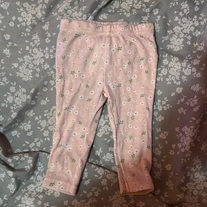 Floral baby girl leggings